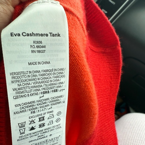 Boden Eva Cashmere Tank NWT XS - Picture 5 of 5